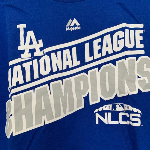 Los Angeles Dodgers Majestic kids tshirt size L - Picture 2 of 6